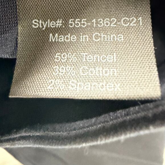 Jenni Kayne Blue High Waist Skinny Pants Cotton Tencel Casual Womens Size XS - Picture 5 of 10